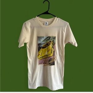 Cream Graphic T-Shirt